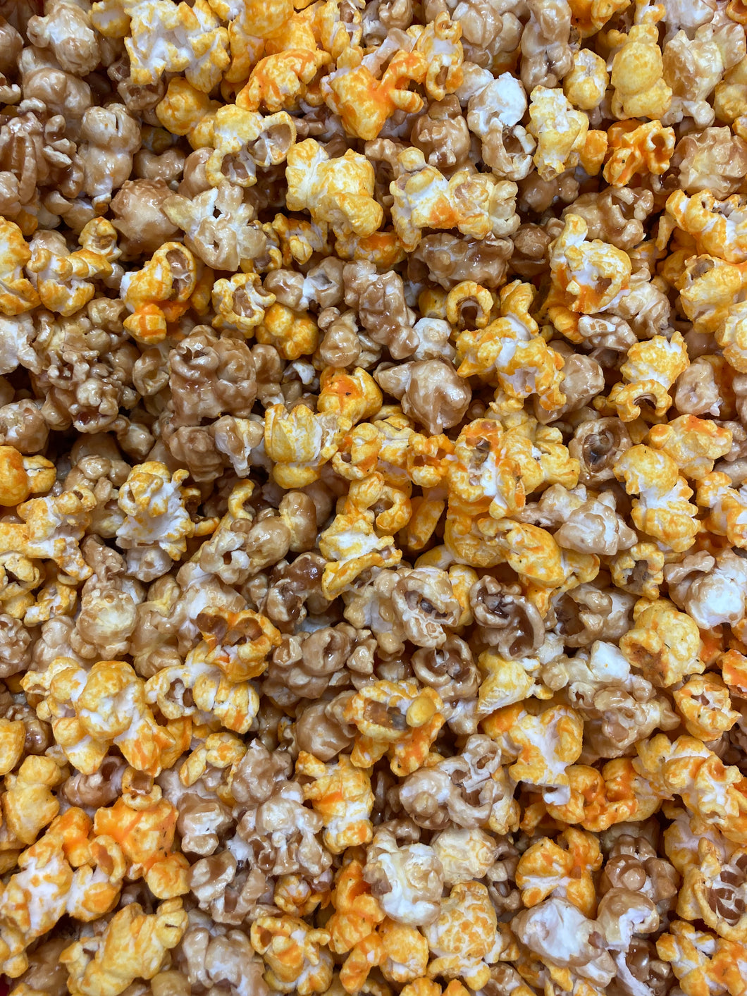 Gourmet Popcorn Fort Worth Mix (Caramel/Jalapeno Ghost Cheddar) Resealable Bag