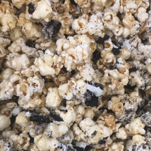 Load image into Gallery viewer, Cookies n Cream Drizzle - Vanilla with White Chocolate and Oreos Popcorn
